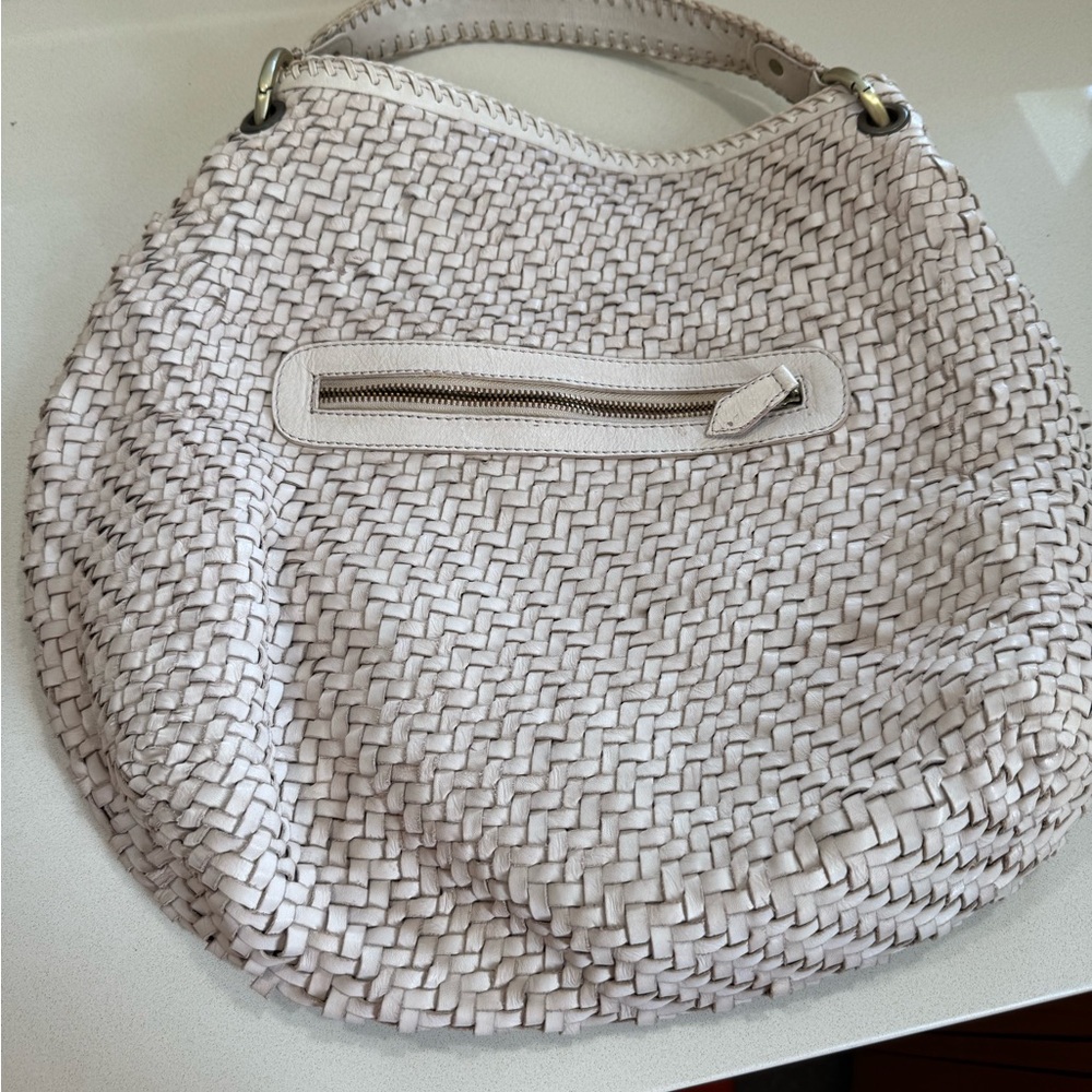 Sundance Cream Hobo Bag with Slouchy Silhouette